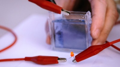 Smart window that tints and powers itself