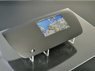World's first multitouch, button-free 3D shaped panel for automotive