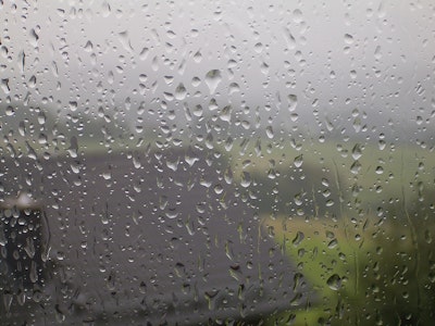 Smart window harvests energy from wind and rain