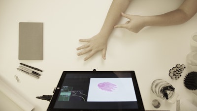3D printable designs using the human body as a canvas