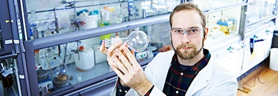 Chemistry student in sun harvest breakthrough