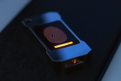 Flashlight powered by body heat