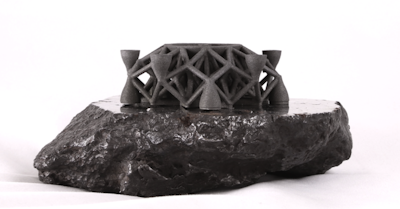 First ever 3D printed object from asteroid metals
