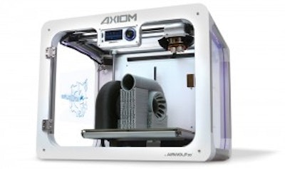 New AXIOM dual extruder 3D printer