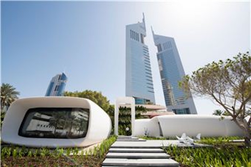World's first 3D printed office building