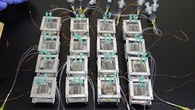 Rays provide power for an electric generator