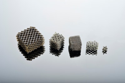 Process to upsize nanostructures into 3-D printed materials