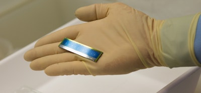 Thin-film solar performance with 21.7 percent efficiency