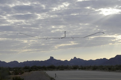 Solar powered unmanned aircraft sets new flight records