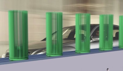 Harnessing wind energy from traffic