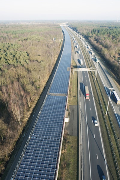 Europe's first solar powered train