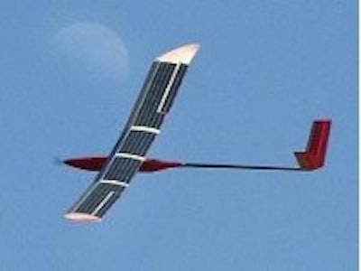 Solar powered airplane