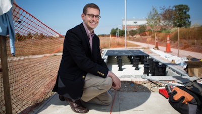 Walkable solar paneled sidewalk