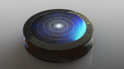 Coin sized solar powered GPS tracking device