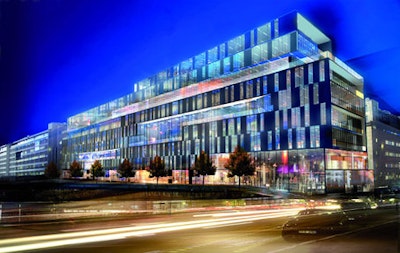 Harvesting body heat to warm building