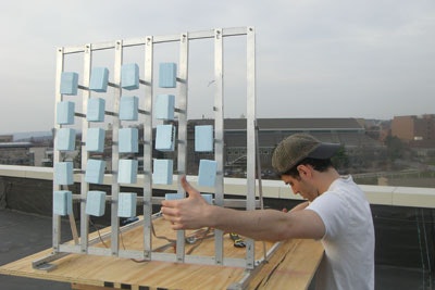 Vibrations from wind make electricity