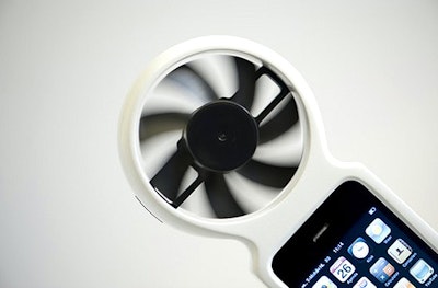 Wind powered phone charger