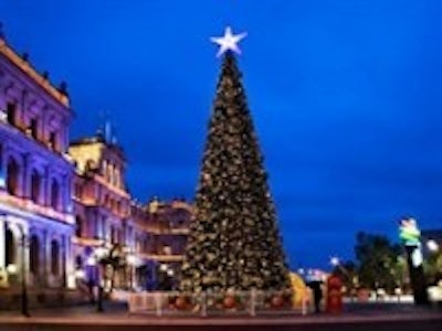 Largest solar powered Christmas tree