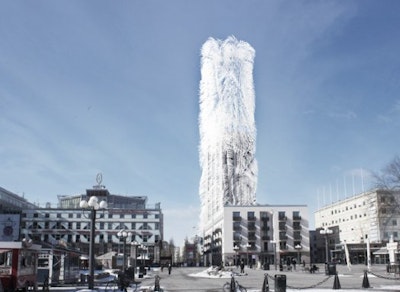 Concept skyscraper generates its own energy using wind
