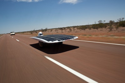 World's fastest solar powered car
