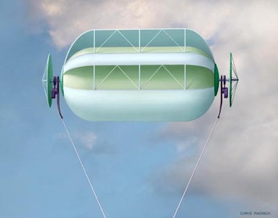 Air rotor system produces energy from wind