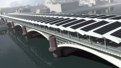 World's largest solar bridge