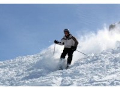 Vibration harvesting skis