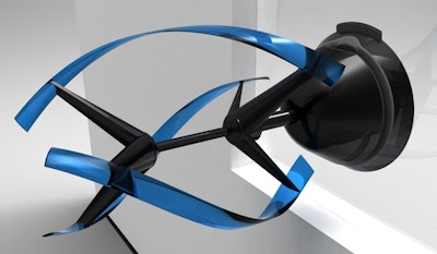 Portable wind powered mobile phone charger