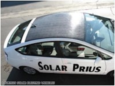 Energy harvesting volume driven by cars