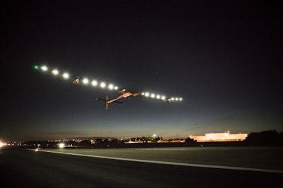 Solar powered plane completes across America mission