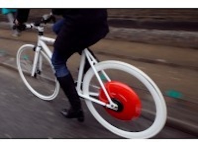 Copenhagen Wheel harvests cyclist's energy