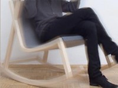 Energy harvesting rocking chair