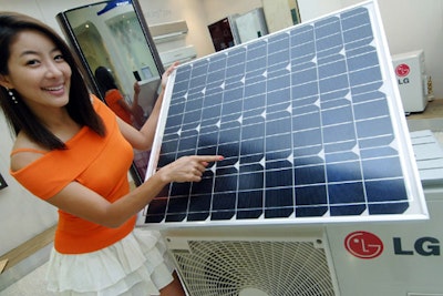 Solar powered air conditioning