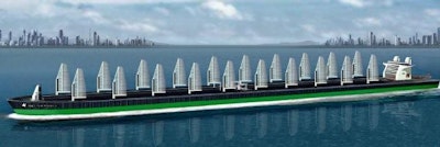 Deliverance, the solar hybrid supertanker