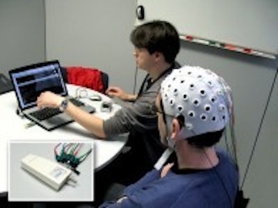 Portable, easy-to-wear mind speller typing words with your brain