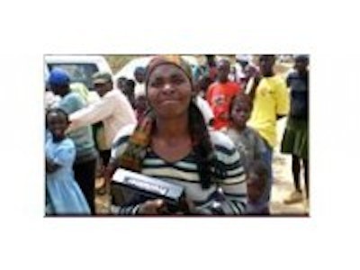 Solar powered bibles for Haiti disaster victims