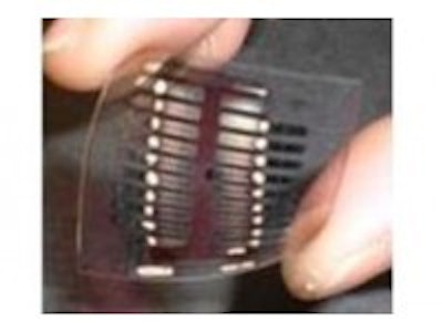 World's smallest working solar cells applied to flexible plastic