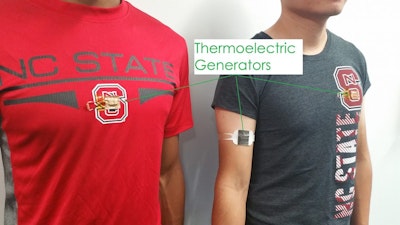 Wearable tech efficiently converts body heat to electricity
