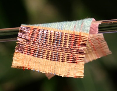New fabric uses sun and wind to power devices