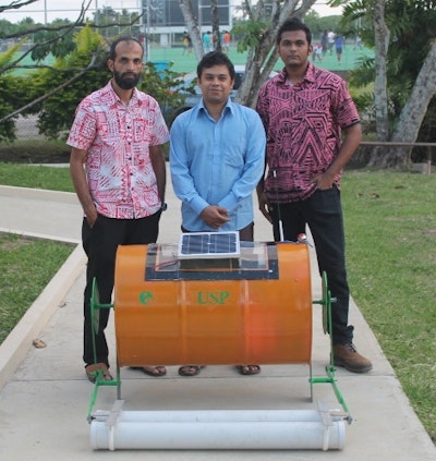 Wave solar energy harvesting device