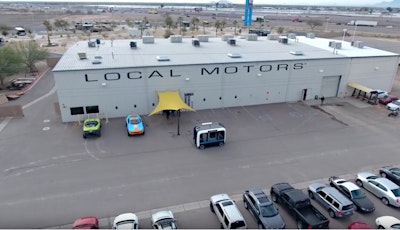 Local Motors 3D prints their self driving shuttle