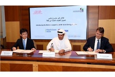 Dubai announces waste to energy plant