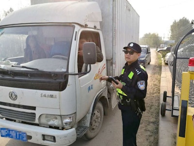Chinese police use facial recognition glasses