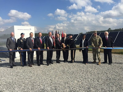 Solar storage project at US Army's Redstone Arsenal