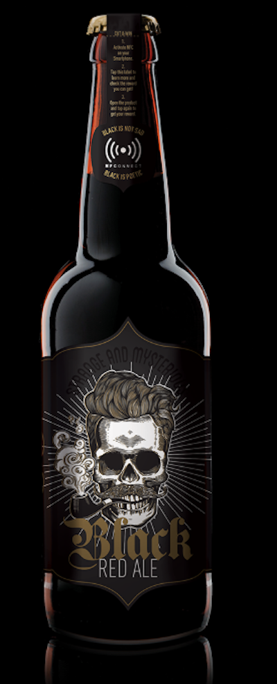 Beer label uses facial recognition