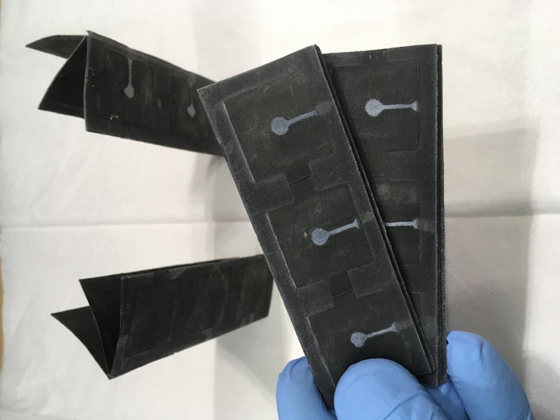 A paper battery powered by bacteria