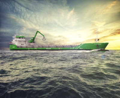 World's first hybrid retrofit for short-sea shipping vessel