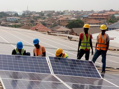 Commissioning of 400KWp Solar Plant in Ghana