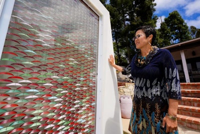 Smart building materials that move