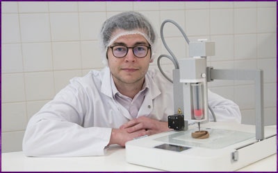 Research into 3D-printing with food underway